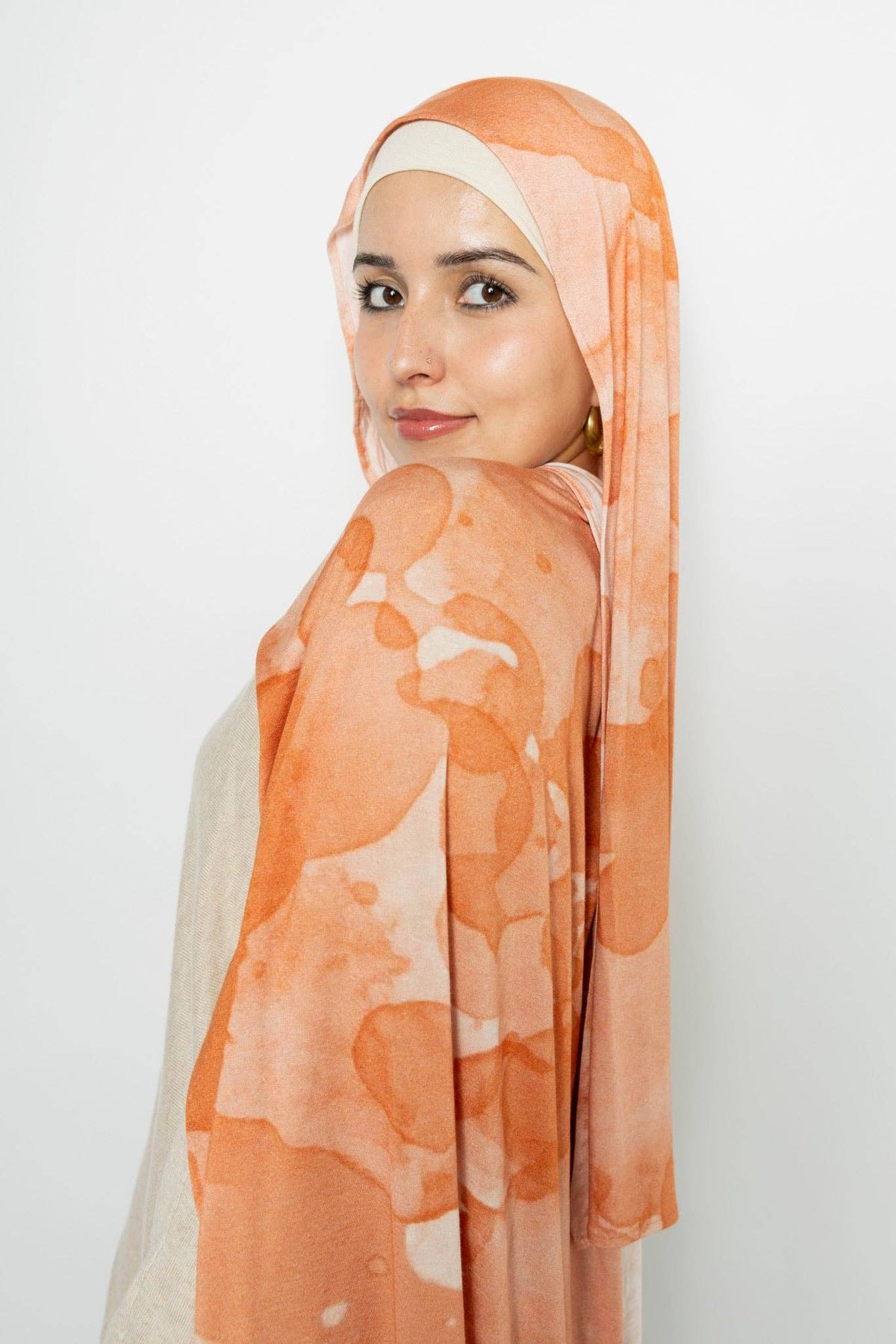 The Amber Bloom Jersey Hijab