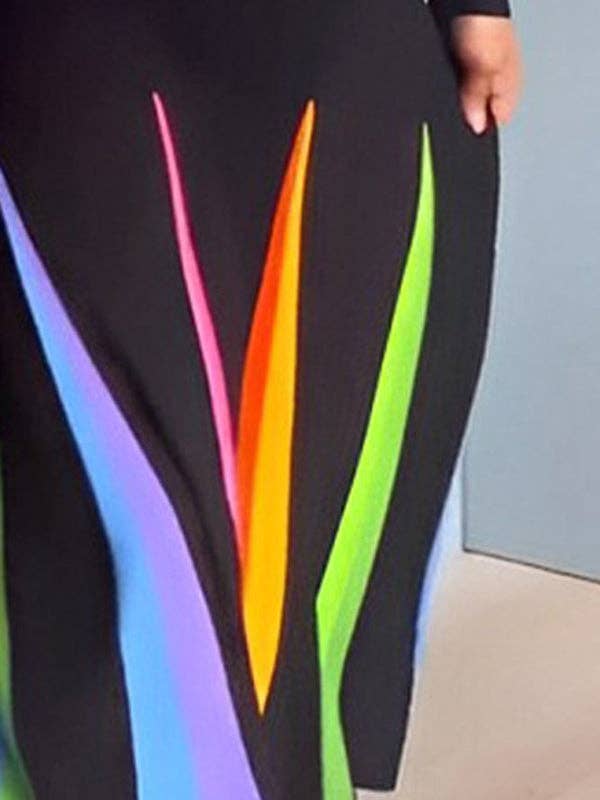 The Color in Motion Modest Maxi Dress