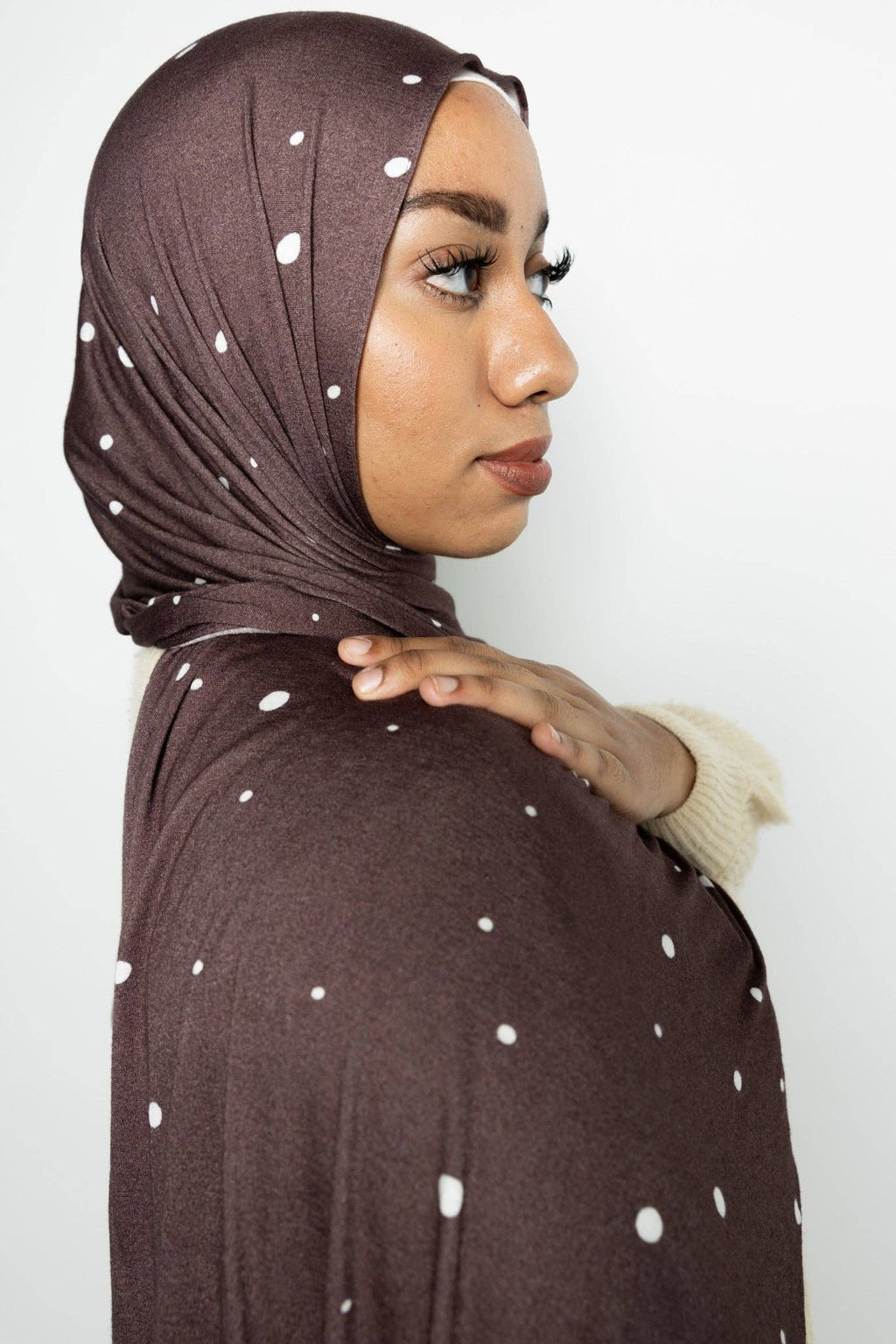 The Cocoa Confetti Jersey Hijab