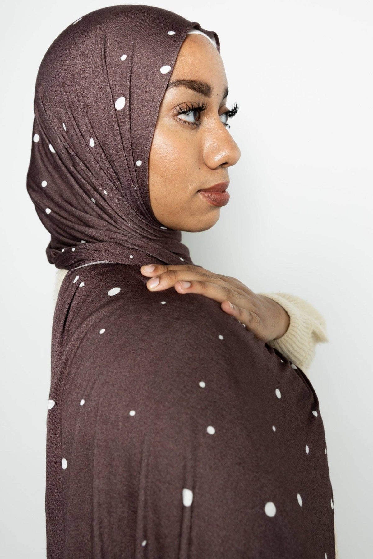 The Cocoa Confetti Jersey Hijab