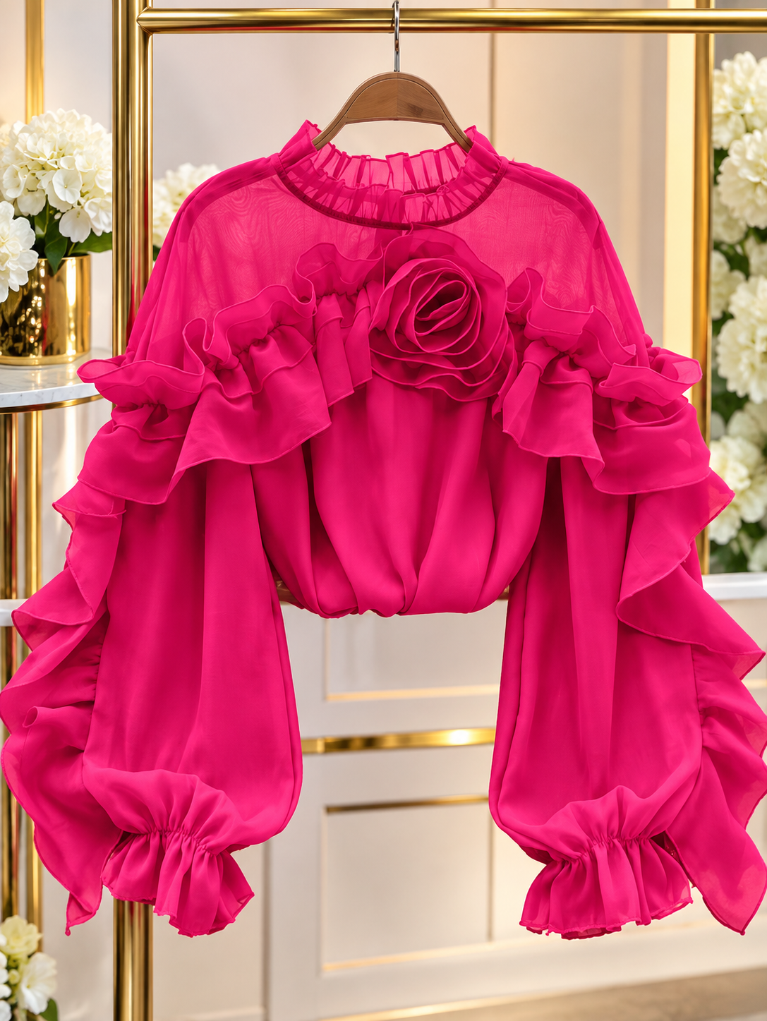 The Rosé in Bloom Blouse 🌹💕