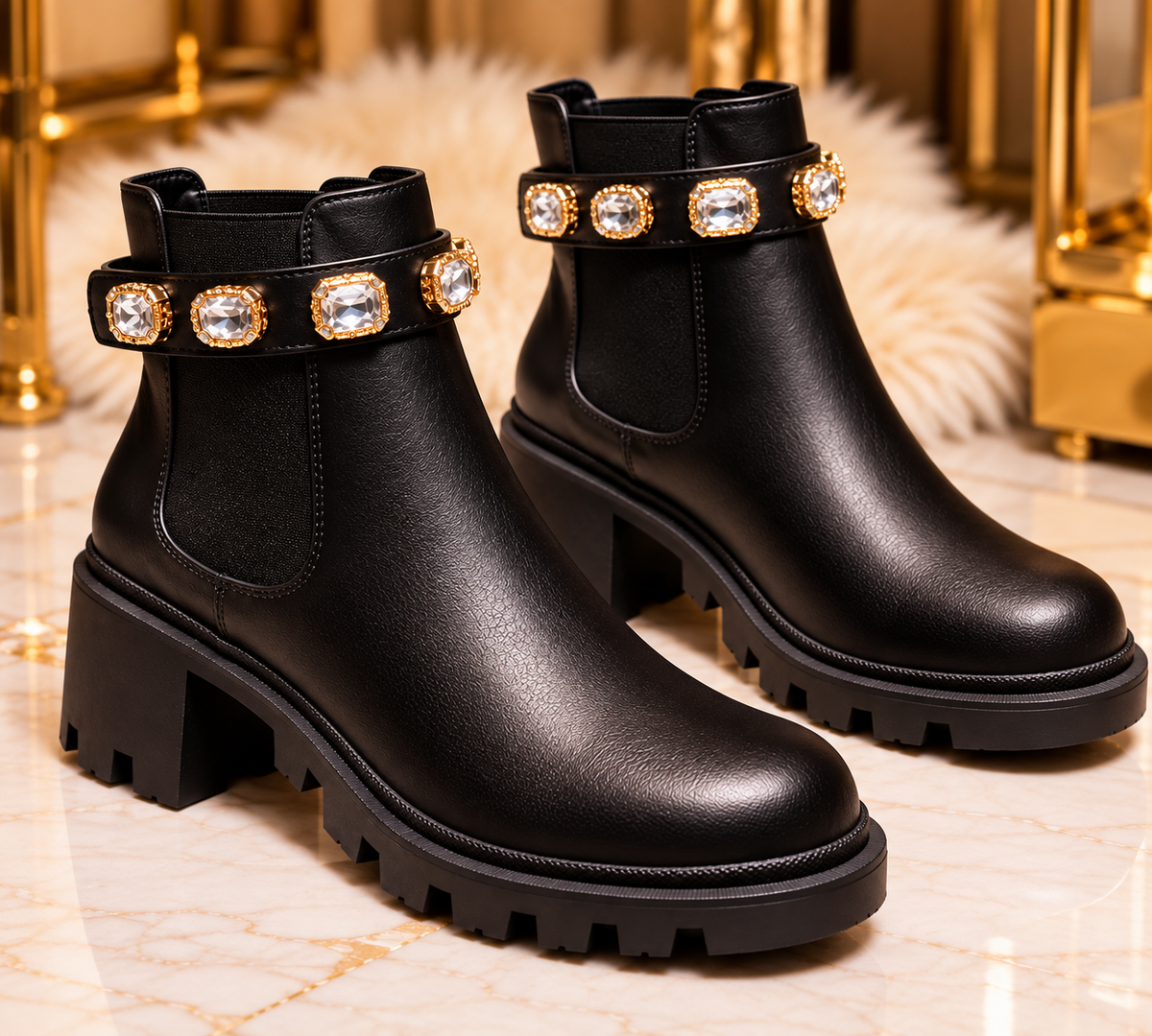 The Jewel Walk Ankle Bootie ✨👢