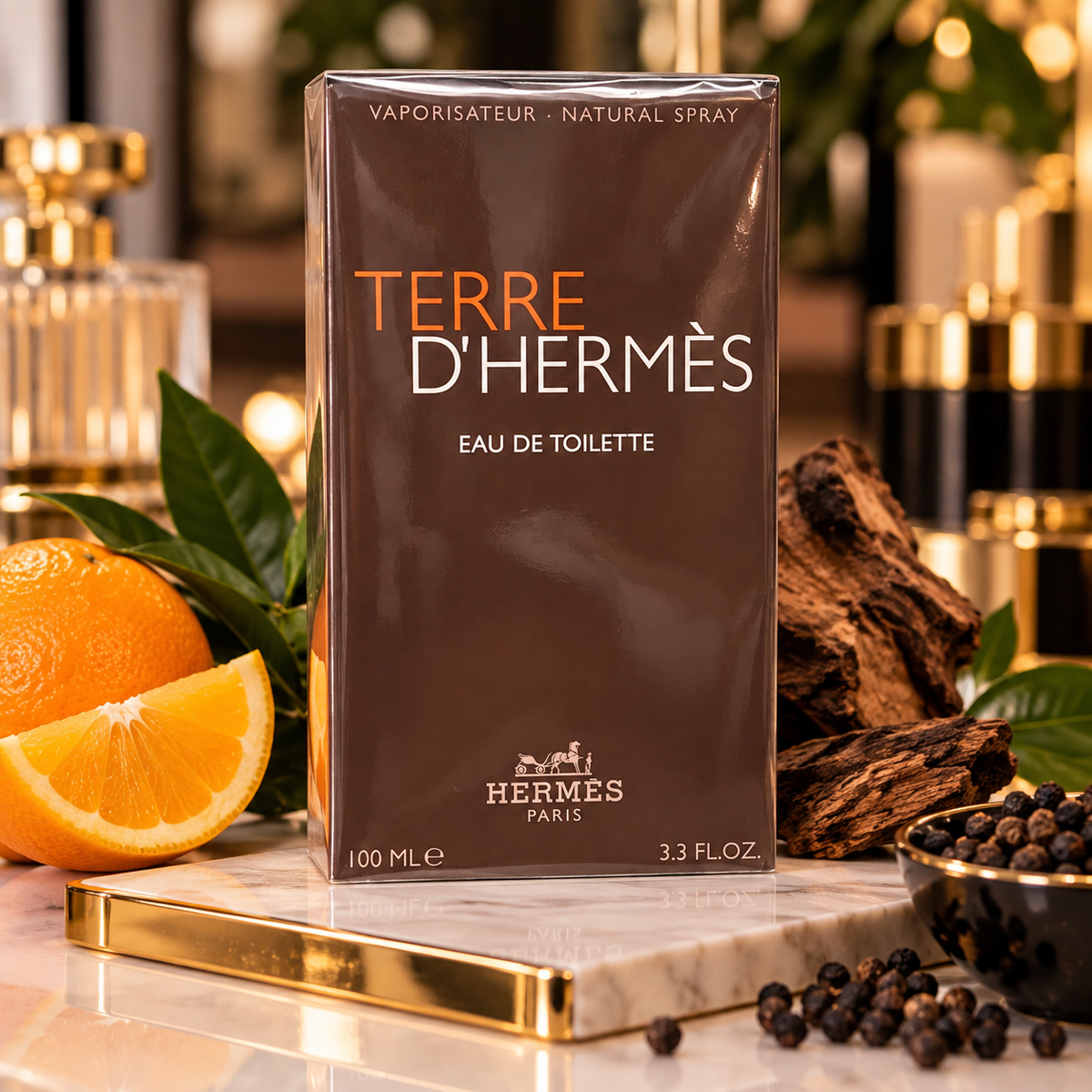 Terre d'Hermès Eau de Toilette – 3.3 oz (100 mL)