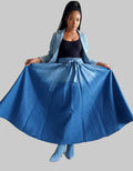 Denim in Motion Maxi Skirt