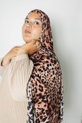 The Mocha Muse Leopard Jersey Hijab