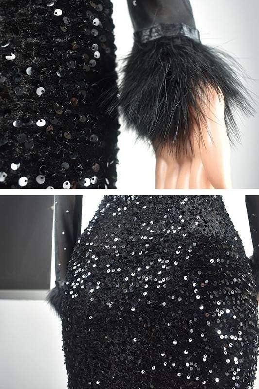 The Midnight Spark Statement Mini Dress