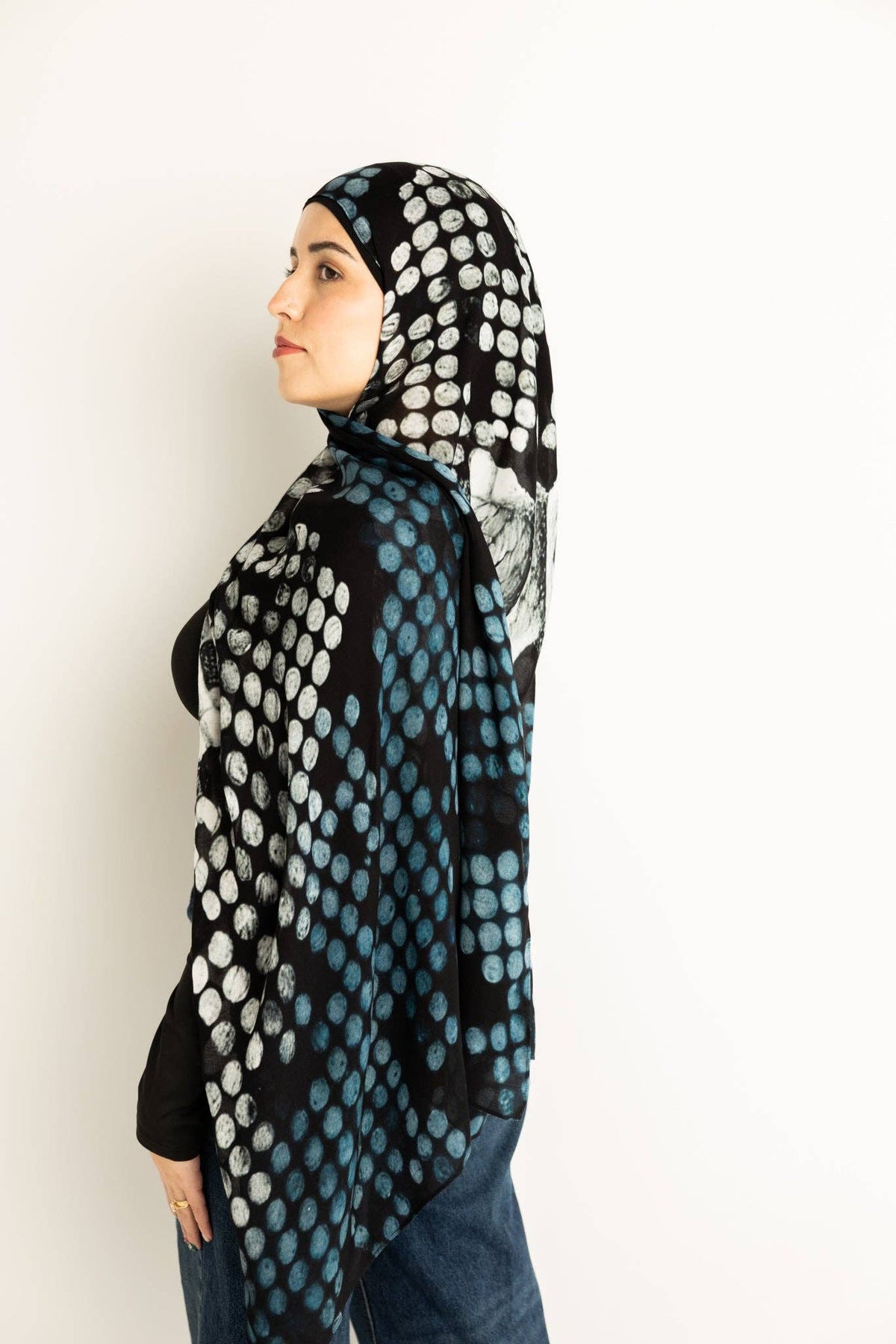The Midnight Mosaic Modal Hijab
