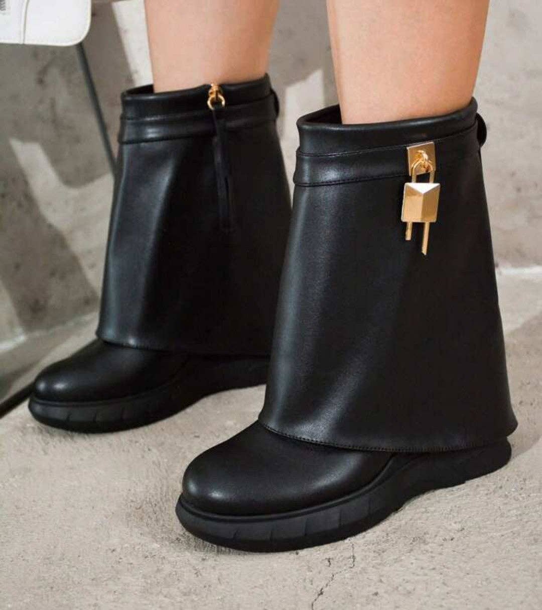 The Denim Lockdown Platform Bootie 🔒💙