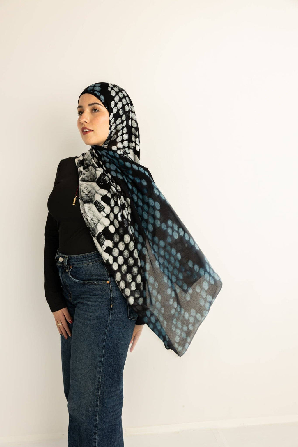 The Midnight Mosaic Modal Hijab