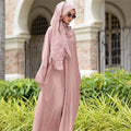 The Blush Grace Embroidered Abaya