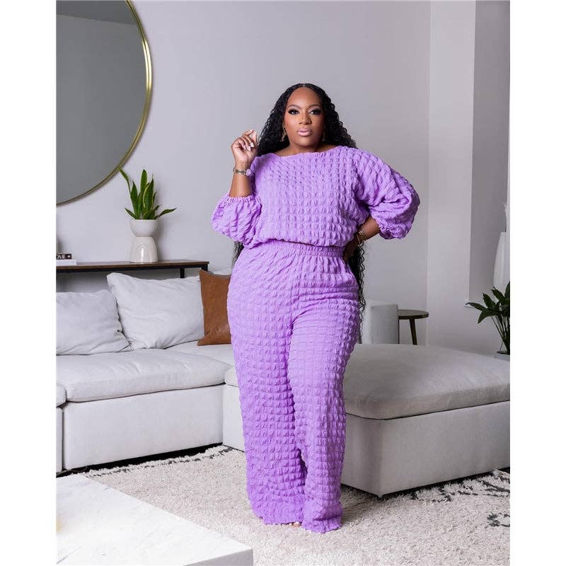 The Effortless Luxe Textured Two-Piece Set