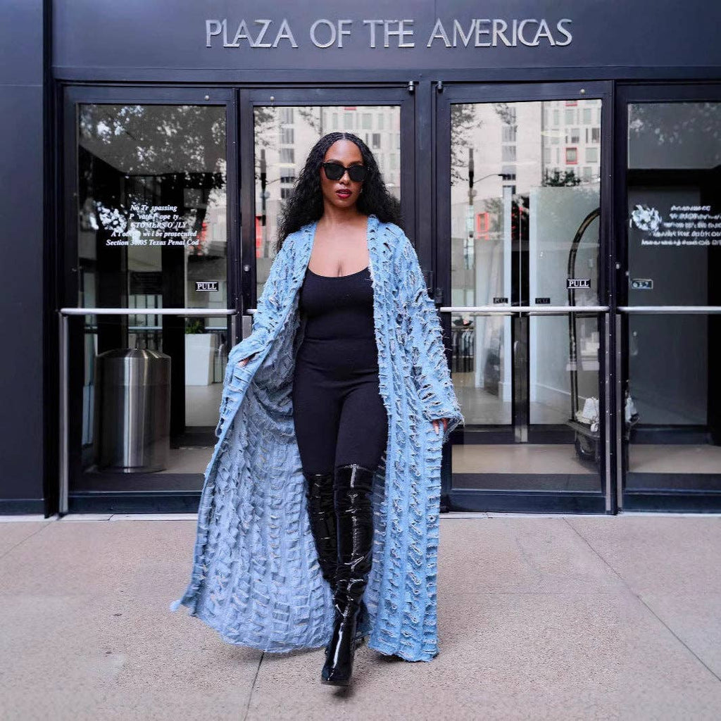 The Denim After Dark Statement Duster
